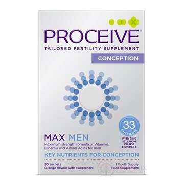 PROCEIVE CONCEPTION MAX MEN prášok vo vrecúškach, pomarančová príchuť 1x30 ks obrázok