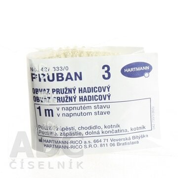 PRUBAN sieťový hadicový obväz, veľ.3 zápästie, chodidlo, členok (2cmx1m) 1x1 ks obrázok