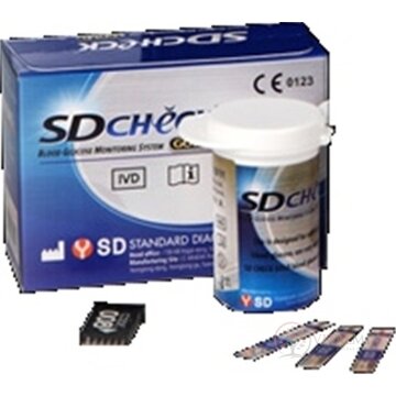 Prúžky testovacie ku glukomeru SD CHECK GOLD 2x25 (50 ks) obrázok