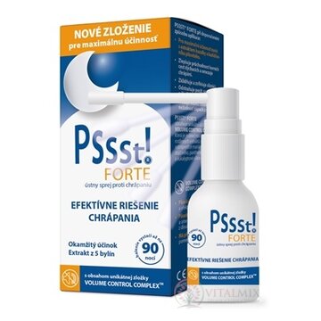 Pssst! FORTE ústny sprej proti chrápaniu zdravotnícka pomôcka 1x25 ml obrázok