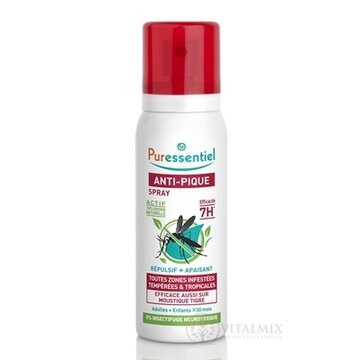 PURESSENTIEL SPREJ proti bodavému hmyzu repelent 1x75 ml obrázok