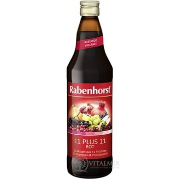 Rabenhorst 11 + 11 MULTIVITAMÍN ROT šťava z červeného ovocia 1x750 ml obrázok