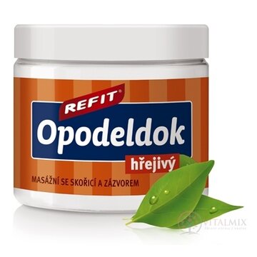 REFIT OPODELDOK hrejivý masážny, so škoricou, zázvorom a kapsaicínom 1x200 ml obrázok
