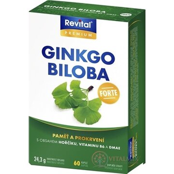 Revital GINKGO BILOBA FORTE cps 1x60 ks obrázok
