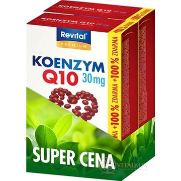 Revital KOENZÝM Q10 30 mg+VITAMÍN E+SELÉN DUOPACK cps 2x60 (120 ks), 1x1 set obrázok