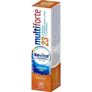 Revital multiforte šumivý tbl eff s príchuťou pomaranč 1x20 ks obrázok
