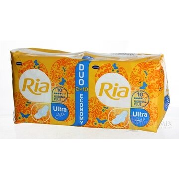 Ria Ultra Silk normal PLUS DUOPACK hygienické vložky 2x10 ks (20 ks) obrázok