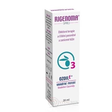 RIGENOMA SPREJ na rany na hojenie poranenej kože, s Ozoile 1x20 ml obrázok