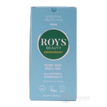 ROYS BEAUTY PURE DEO MAN prírodný deo roll- on pre mužov 1x50 ml obrázok