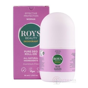 ROYS BEAUTY PURE DEO WOMAN prírodný deo roll- on pre ženy 1x50 ml obrázok