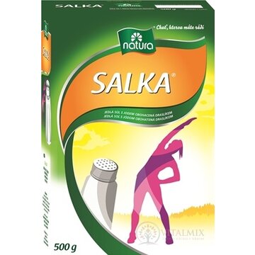 SALKA (kuchynská soľ s prídavkom draslíka a jódu) 1x500 g obrázok