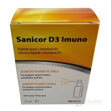 SANICOR D3 IMUNO sprej 1x10 ml obrázok