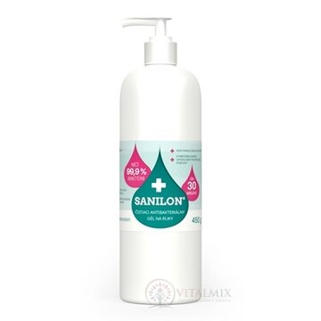 SANILON čistiaci antibakteriálny gél na ruky 1x450 g obrázok