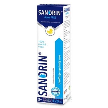 SANORIN Aqua FREE (inov. 2019) hypertonický nosový sprej 1x120 ml obrázok
