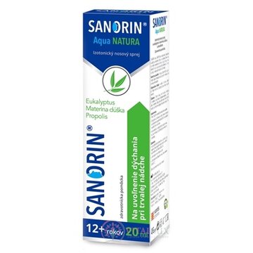 Sanorin Aqua NATURA nosový sprej 1x20 ml obrázok