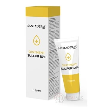 SANTADERM OINTMENT SULFUR 10% masť s obsahom síry 1x30 ml obrázok