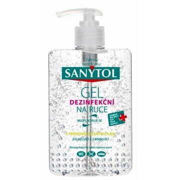 SANYTOL GÉL dezinfekčný na ruky 1x250 ml obrázok
