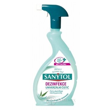 SANYTOL UNIVERZÁLNY ČISTIČ Sprej Eukalyptus, Dezinfekcia,1x500 ml obrázok