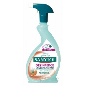 SANYTOL UNIVERZÁLNY ČISTIČ Sprej Grep-citrónová tráva, Dezinfekcia, 1x500 ml obrázok