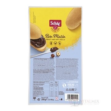Schär BON MATIN žemle bezgluténové sladké pečivo 4 ks 1x200 g obrázok
