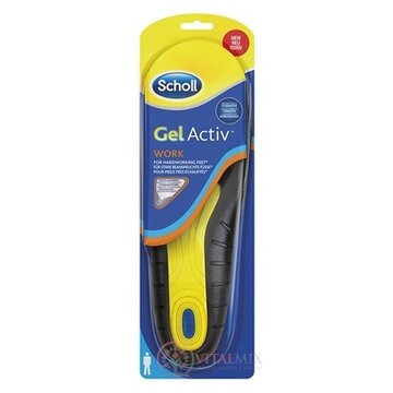 Scholl Gelové vložky do topánok Work - Muži (GelActiv) 1x1 pár obrázok