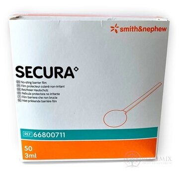 SECURA No-sting barrier film nadráždivý bariérový film vo forme tampónu 1x50 ks obrázok