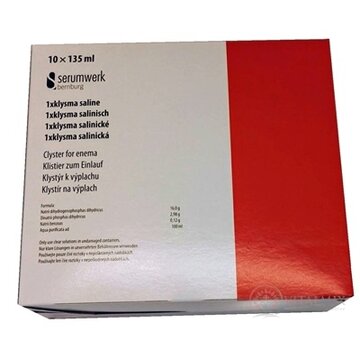 serumwerk Klysma salinická (klyzma) klystír na výplach 10x135 ml obrázok