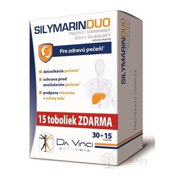 SILYMARIN DUO - DA VINCI cps 30+15 zadarmo (45 ks) obrázok