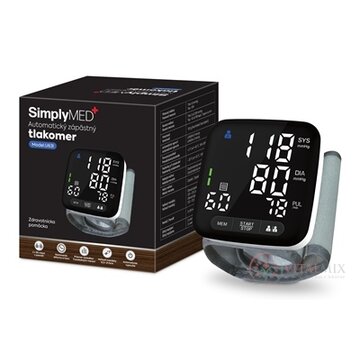 SimplyMED Automatický zápästný tlakomer model U63I 1x1 ks obrázok