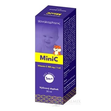 Slovakiapharm MiniC kvapky s vitamínom C pre deti od 1. mesiaca, 1x30 ml obrázok