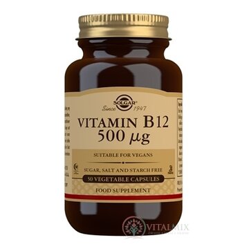 Solgar Vitamin B12 500 µg cps 1x50 ks obrázok