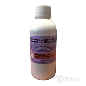 SPIRITUS CUM BENZ.DENAT./ETHANOLUM BENZ.D.-GALVEX 1x150 g obrázok