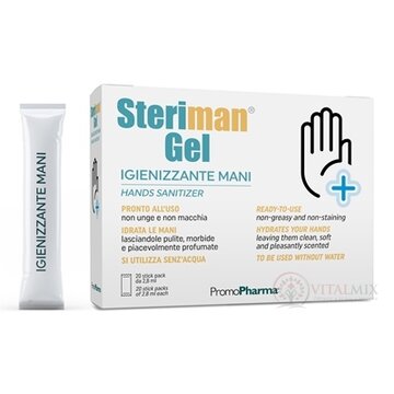 Steriman Gél – dezinfekčný gél na ruky 20x2,8 ml obrázok