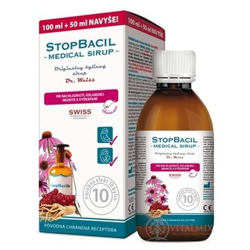 STOPBACIL Medical sirup Dr. Weiss (100 ml + 50 ml navyše) 1x150 ml obrázok