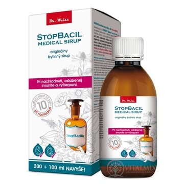 STOPBACIL Medical sirup Dr. Weiss (200 ml + 100 ml navyše) 1x300 ml obrázok