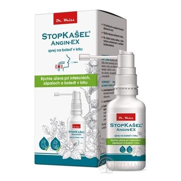 StopKašeľ ANGIN-EX sprej na bolesť v krku 1x30 ml obrázok