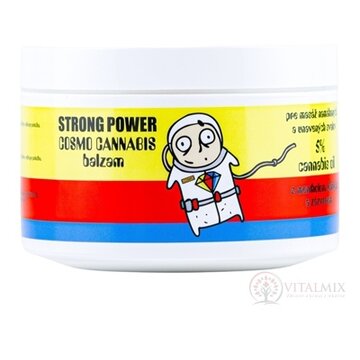 STRONG POWER COSMO CANNABIS balzam s mentolom, gáfrom a zázvorom 1x250 ml obrázok