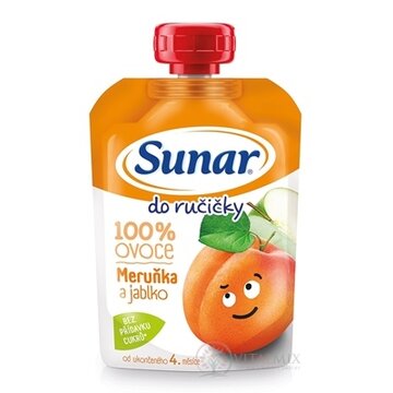 Sunar Do ručičky Marhuľa a jablko (od ukonč. 4. mesiaca) 1x100 g obrázok