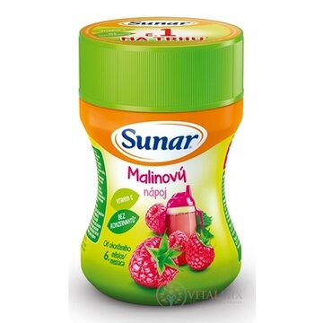 Sunar Rozpustný nápoj Malinový v prášku (od ukonč. 6. mesiaca) 1x200 g obrázok