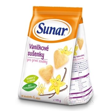 Sunar Vanilkové sušienky (od ukonč. 6. mesiaca) 1x175 g obrázok