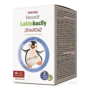 SWISS Imunit LAKTOBACILY JUNIOR tbl 30+6 zadarmo (36 ks) obrázok