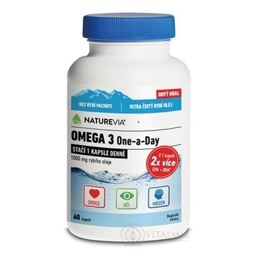 SWISS NATUREVIA OMEGA 3 One-a-Day 1000 mg cps 1x60 ks obrázok