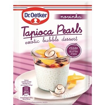 Tapioca Pearls exotický dezert - Dr.Oetker tapiokové perly na prípravu dezertu 1x70 g obrázok