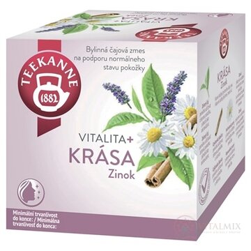 TEEKANNE BČ Vitalita+ KRÁSA, Zinok bylinná čajová zmes 10x1,75 g (17,5 g) obrázok