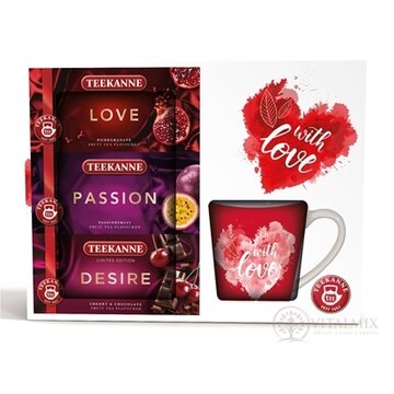 TEEKANNE ON-PACK LOVE + HRNČEK ovocno-bylinné čaje (Love, Passion, Desire)+hrnček, 1x1 set obrázok