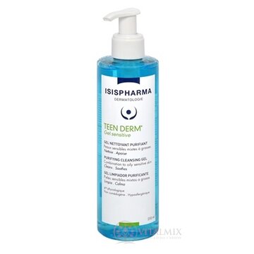 TEEN DERM Gel Sensitive čistiaci gél pre citlivú pleť so sklonom k akné 1x250 ml obrázok