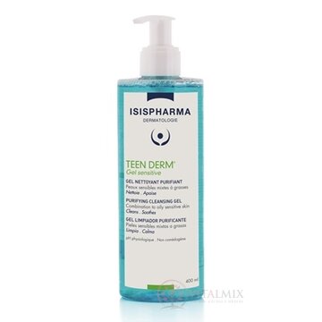 TEEN DERM Gel Sensitive čistiaci gél pre citlivú pleť so sklonom k akné 1x400 ml obrázok