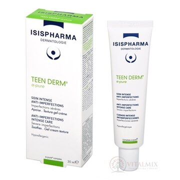 TEEN DERM α-pure starostlivosť proti nedokonalostiam 1x30 ml obrázok