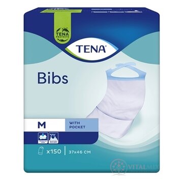 TENA Bib podbradník M 37x46 cm, 1x150 ks obrázok