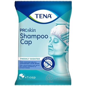 TENA Čiapka na umývanie vlasov shampoo cap 1x1 ks obrázok